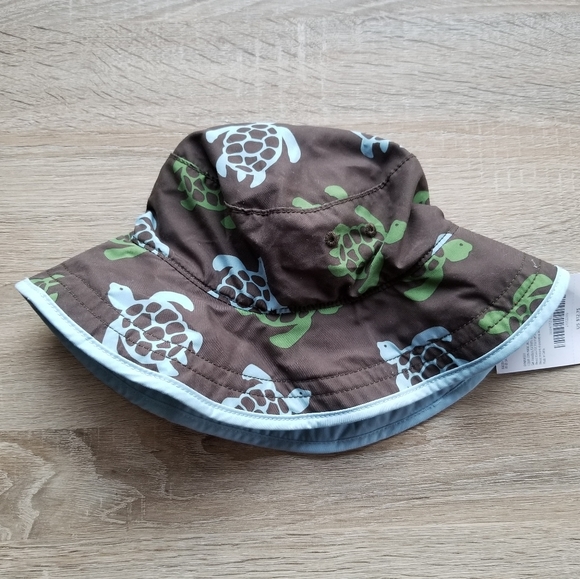 2008 nwt Gymboree reversible turtle hat 12-24 hat - Picture 2 of 10